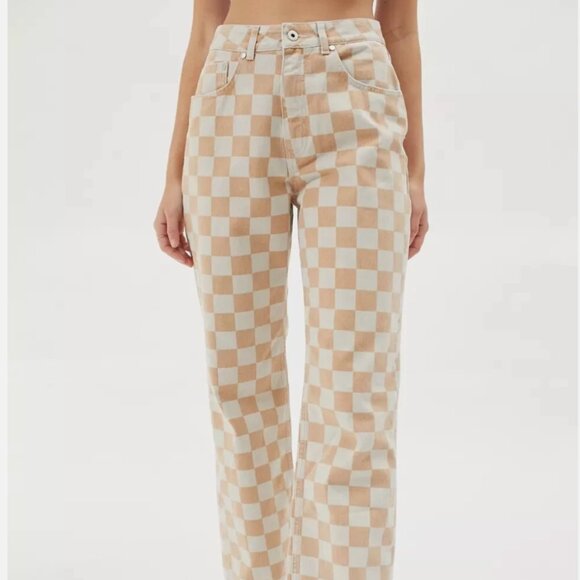 NWT Ragged Priest Checkered Jeans - Picture 2 of 6